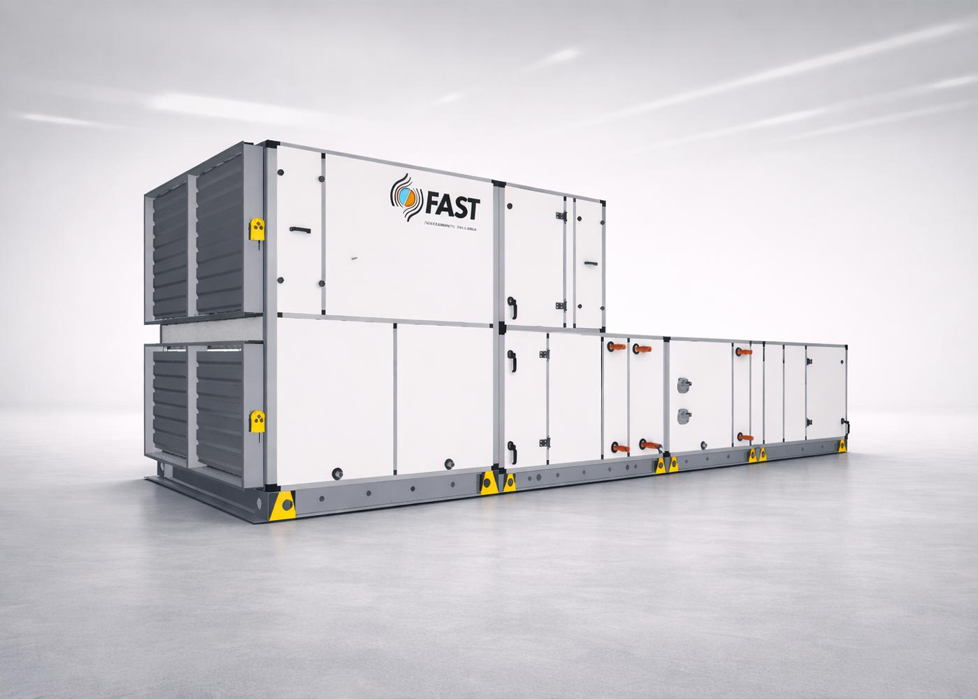 Animazioni 3D e rendering dinamici: macchine per il trattamento dell'aria