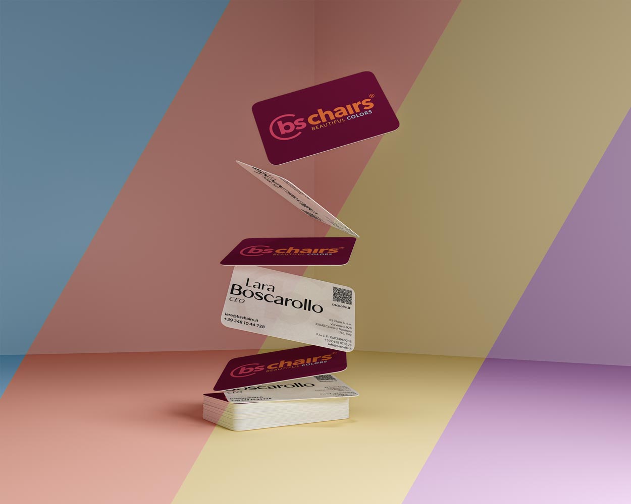 Corredo aziendale e immagine coordinata: la nuova identità visiva di Bs Chairs